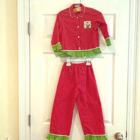 smocked christmas pajamas